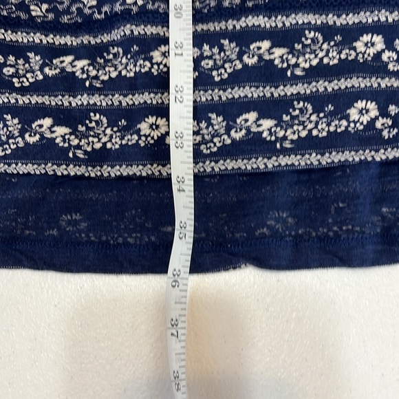 Fat Face Sz 12 Simone Jersey Wave Dot Dress Blue - Picture 7 of 13